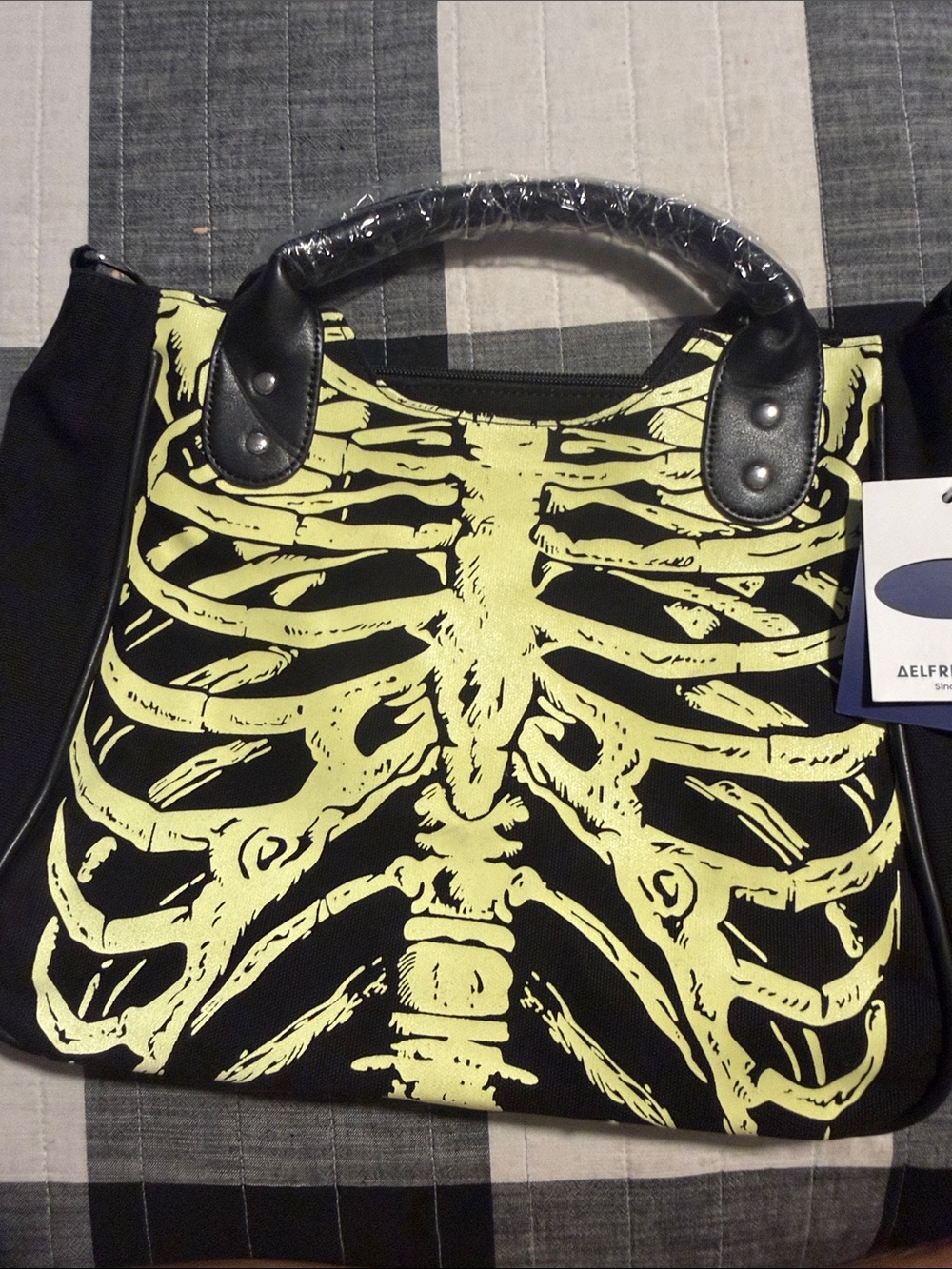 Aelfric Eden Skeleton  Bag - Yellow & Black